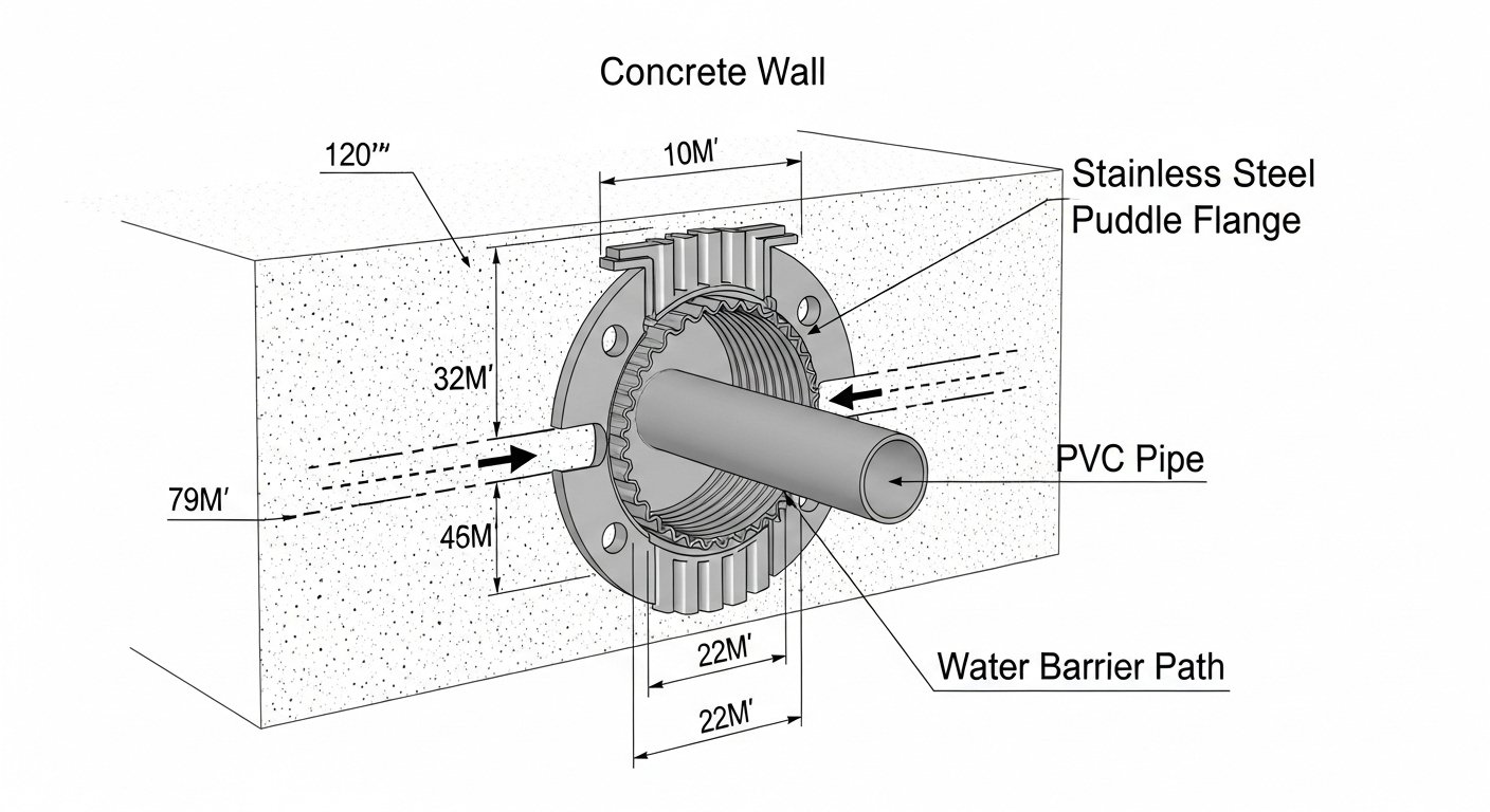 What is a Puddle Flange? | Types, Uses & Installation Guide 3 puddle flange